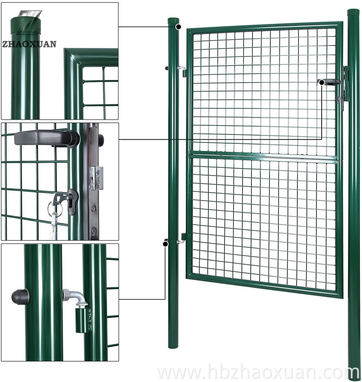 New Style Metal Iron Garden Grill Gate Design